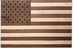 The Ed's Shape Shack American Flag Cutting Board
